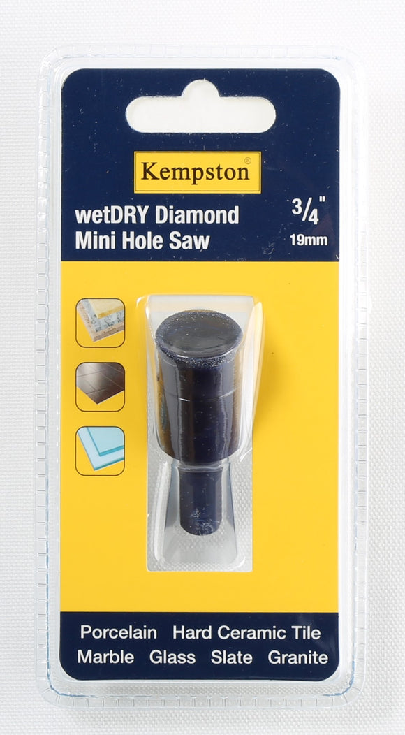 88000  Wetdry Diamond Mini Hole Saw 3/4