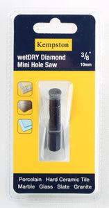 88027  Wetdry Diamond Mini Hole Saw 3/8"