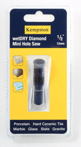88028  Wetdry Diamond Mini Hole Saw 1/2"