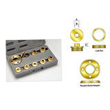99006 9 pcs Solid Brass Template Guide Kit Without Adapter