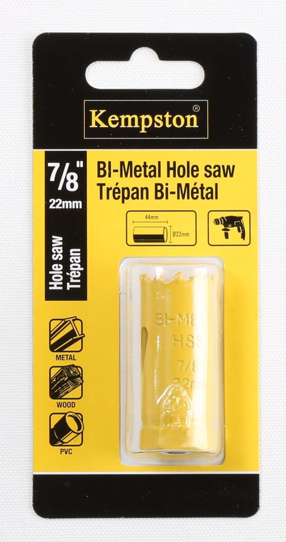 88002  Bi-Metal Hole Saw 7/8