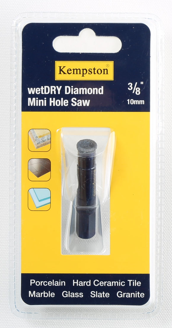 88027  Wetdry Diamond Mini Hole Saw 3/8