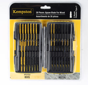 88083  T-Shank Jigsaw Blade Set For Wood and Metal Mixed 28pcs